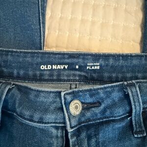Old Navy Women's Dark Blue Flare Jeans